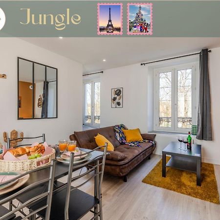 Jungle - Magnifique Appartement Avec Parking Prive - Paris-Disney & Cdg A 25 Minutes Pomponne Kültér fotó